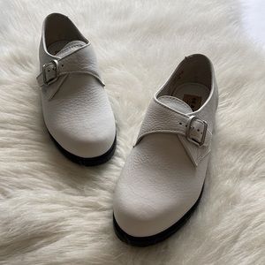 Eastland Vintage Style Portland Loafer Golf Shoes - White